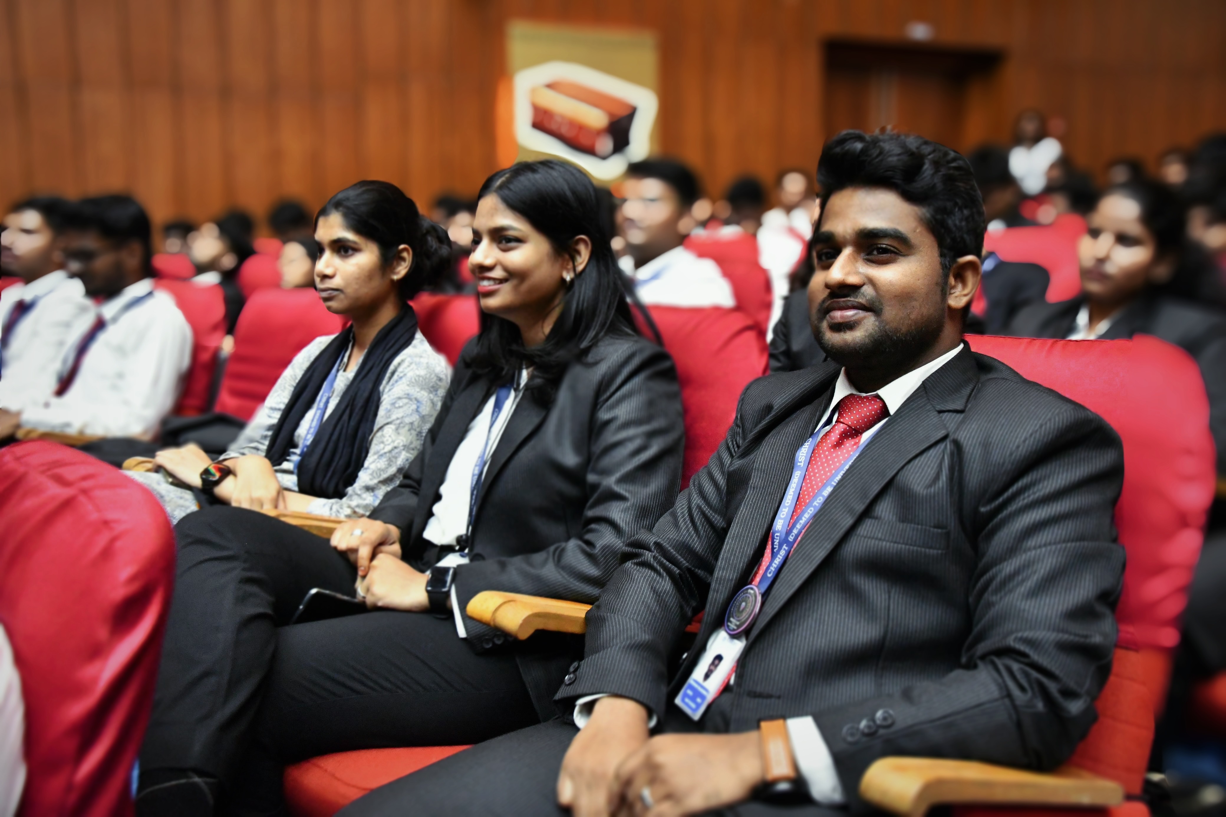 Roshan R Sivakumar at an Event, Christ University Bangalore
